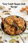 A bowl of lamb rogan josh.