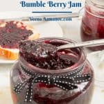 Pinterest image for bumble berry jam.