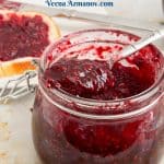 Pinterest image for raspberry jam.