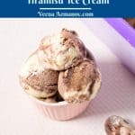 Pinterest image for no churn ice cream.