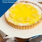 Pinterest image for lemon tart