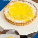 Pinterest image for lemon tart