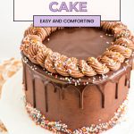 Pinterest image for birthday cake.