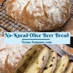 Pinterest image for beer yeast bread.