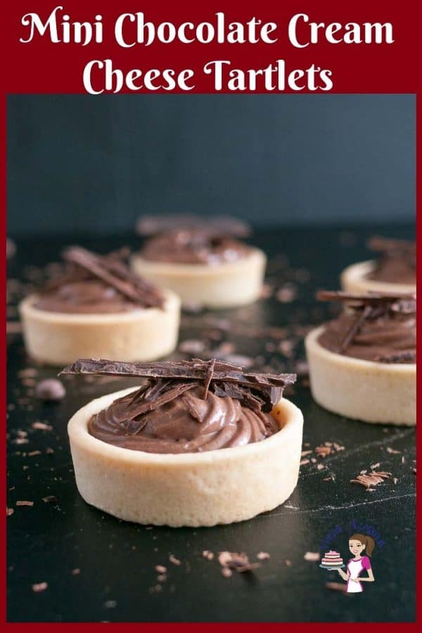 Learn to make mini bite size tartlets filled with chocolate cheesecake filling