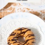 Pinterest image for dulce de leche donuts.