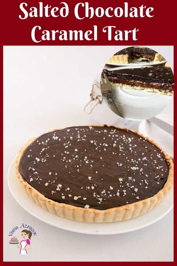 Salted Caramel in a tart with Chocolate ganache Recipe with progress pictures