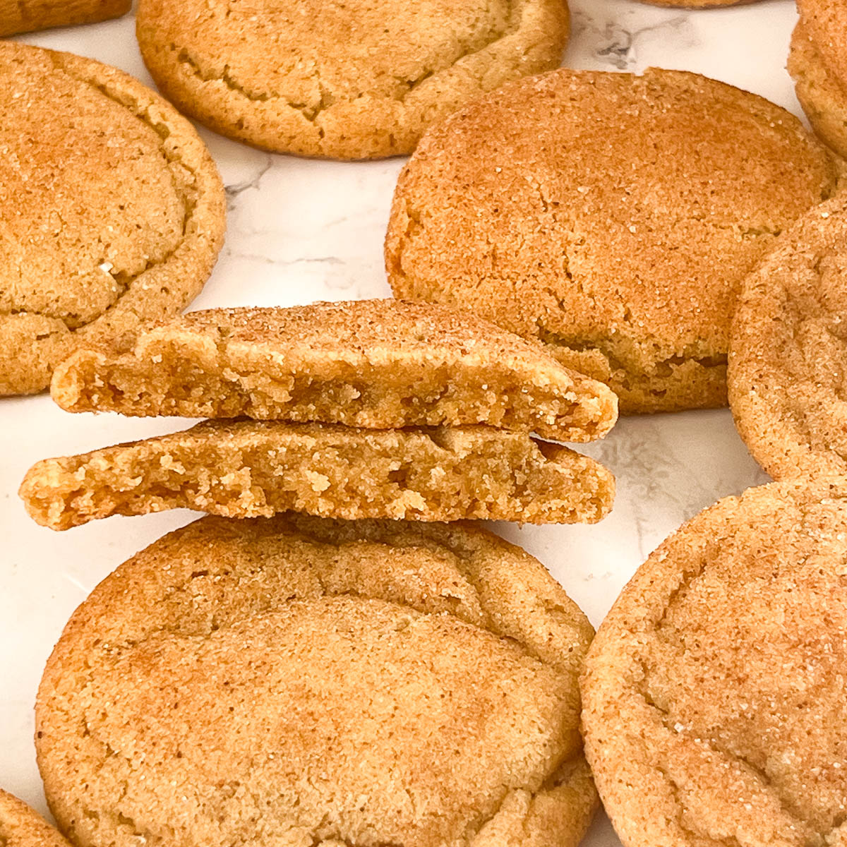Fresh baked cookies on the table.