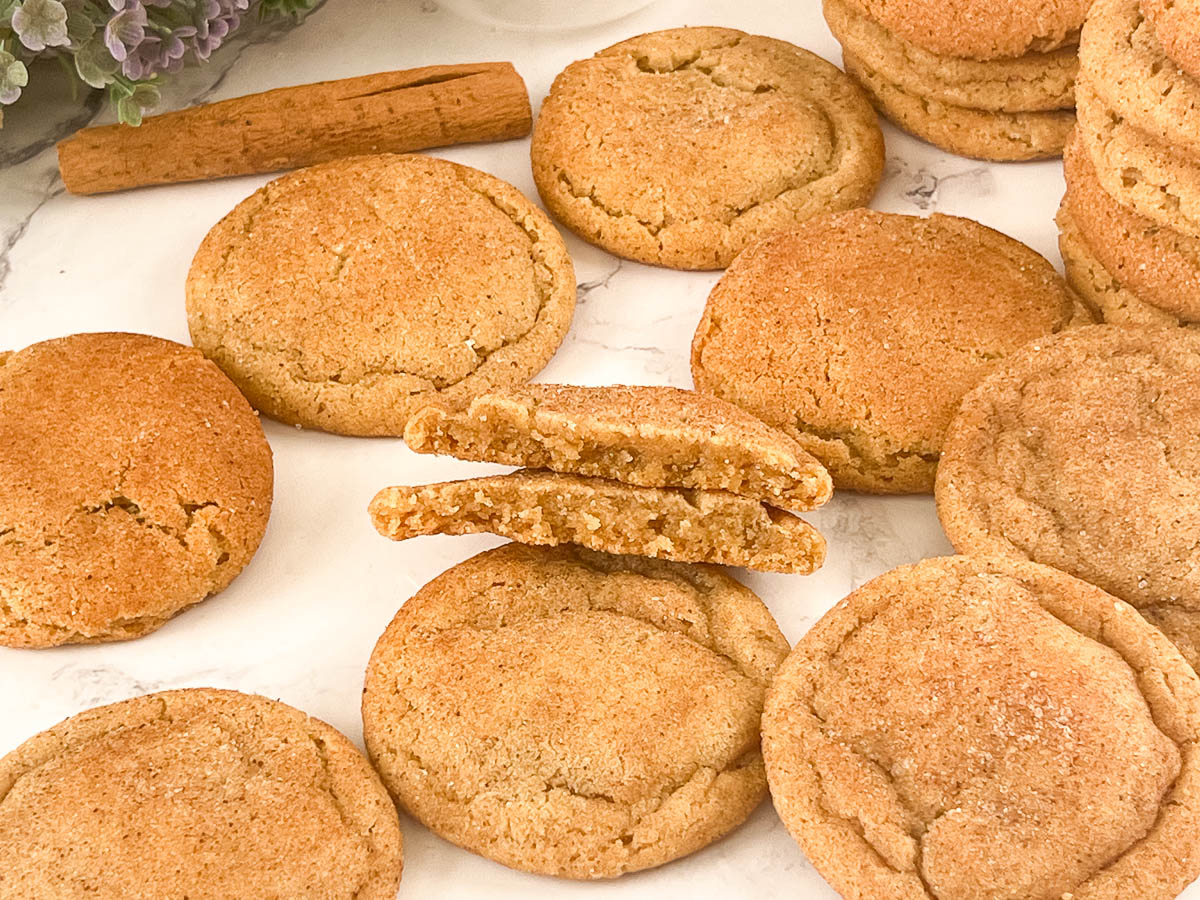 Pinterest image for Cinnamon Sugar Cookies.