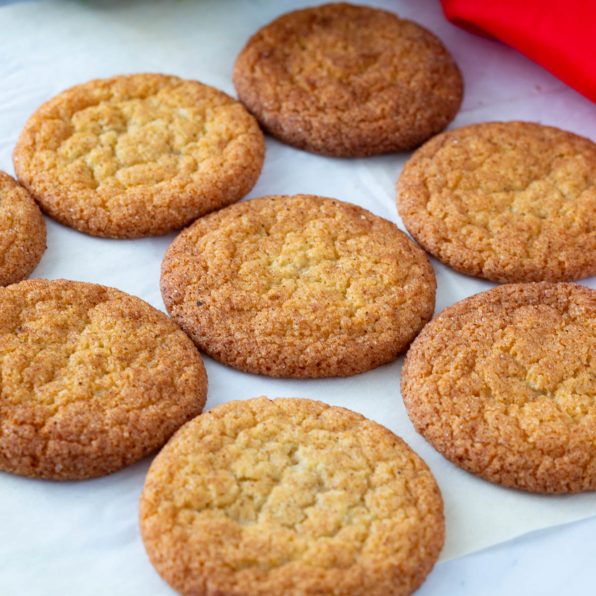 Sugar cookies on the table.