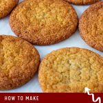 Pinterest image for Cinnamon Sugar Cookies.