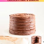 Pinterest image for Death by Chocolate Cake.