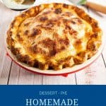 Pinterest image for best apple pie.