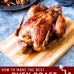 Pinterest image for roast chicken.