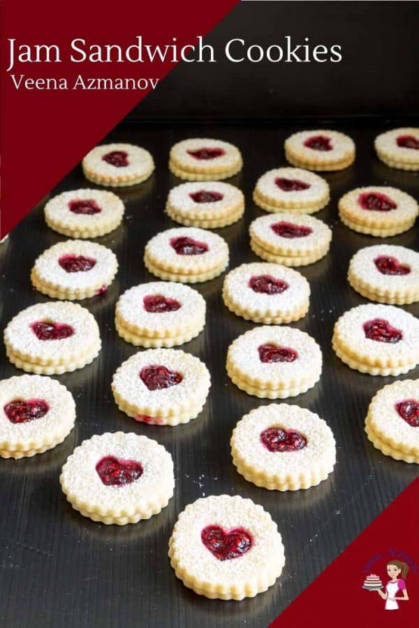 Linzer makes the perfect jam sandwich cookies for Christmas