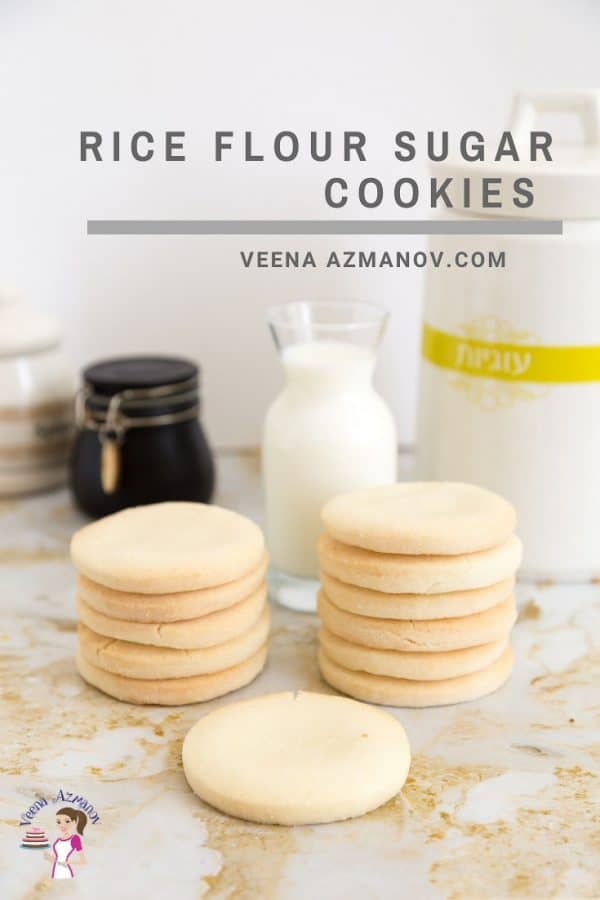 These are the perfect gluten-free sugar cookies made with rice flour