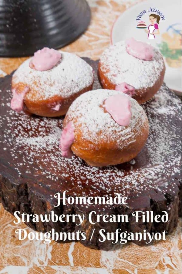 How to make the best hanukkah doughnuts with strawberry cream