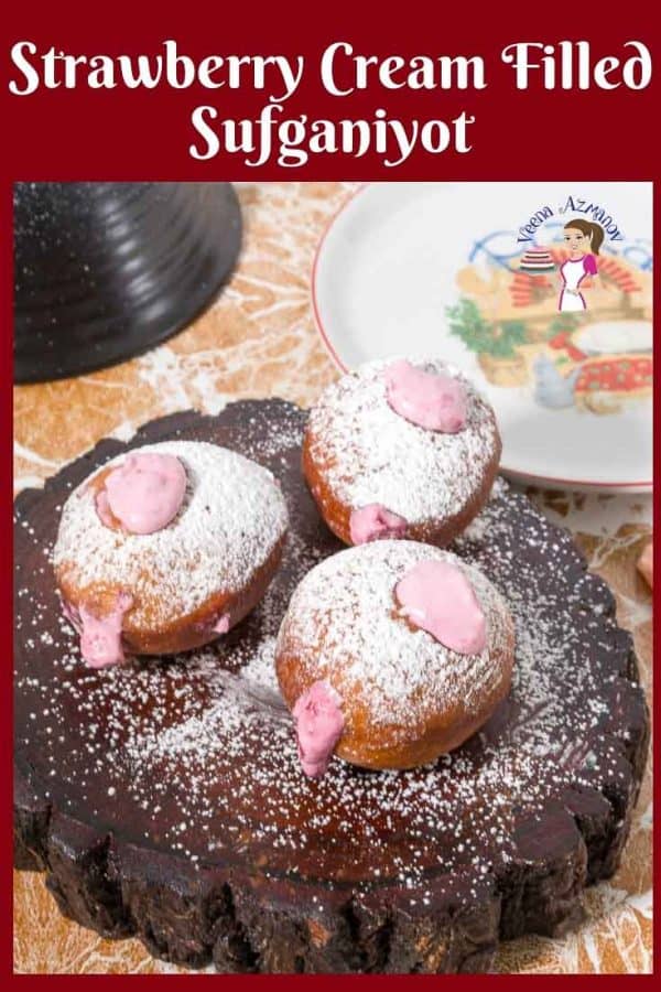 How to make the best hanukkah doughnuts with strawberry cream