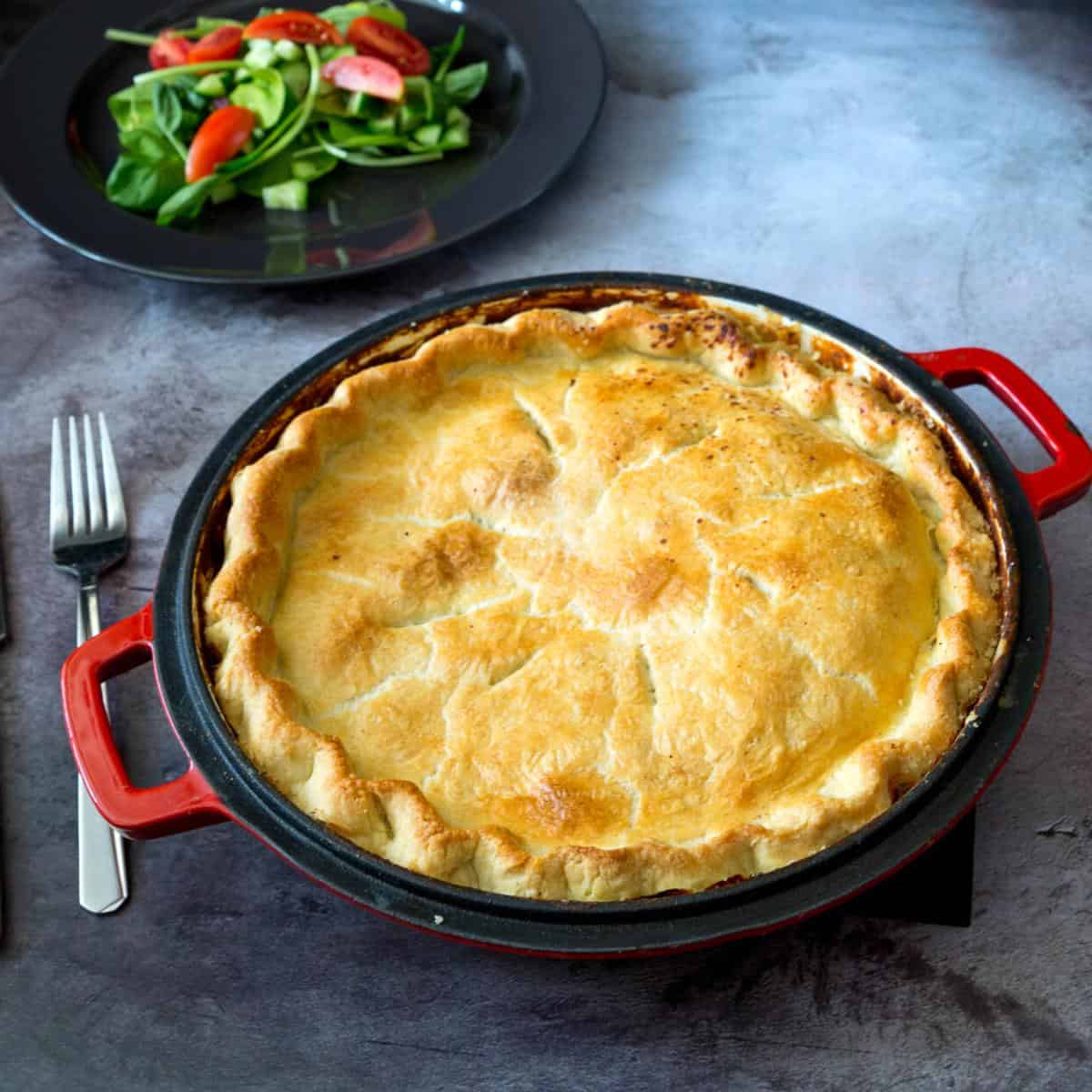 Chicken Pot Pie with Pie Crust Is the Ultimate Comfort Food - Veena ...