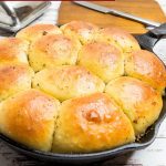 Pinterest image for Dinner Rolls - Garlic Butter Herbs.