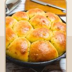 Pinterest image for Dinner Rolls - Garlic Butter Herbs.