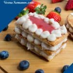 Pinterest image for mille feuille