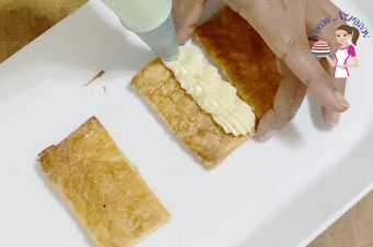 How to make a Classic French Dessert with Puff Pastry and Pastry Cream