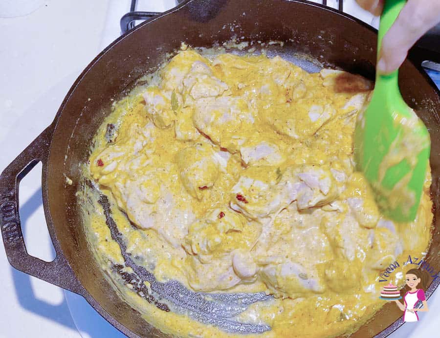 How to Make a Classic Indian Chicken Recipe with Greek Yogurt and Spices.