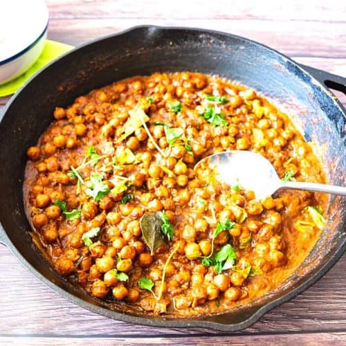 Chickpeas Curry - Channa Masala (20 Mins) Video - Veena Azmanov Kitchen