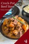 How to make slow-cooked stew in a crock pot with beef and veggies