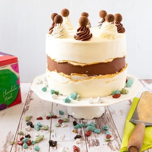 Fault Line Cake - Torn Buttercream Cake Design - Veena Azmanov