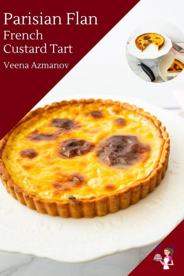 A French custard tart.