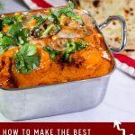 Pinterest Image for Indian Butter Chicken Murgh Makhani.