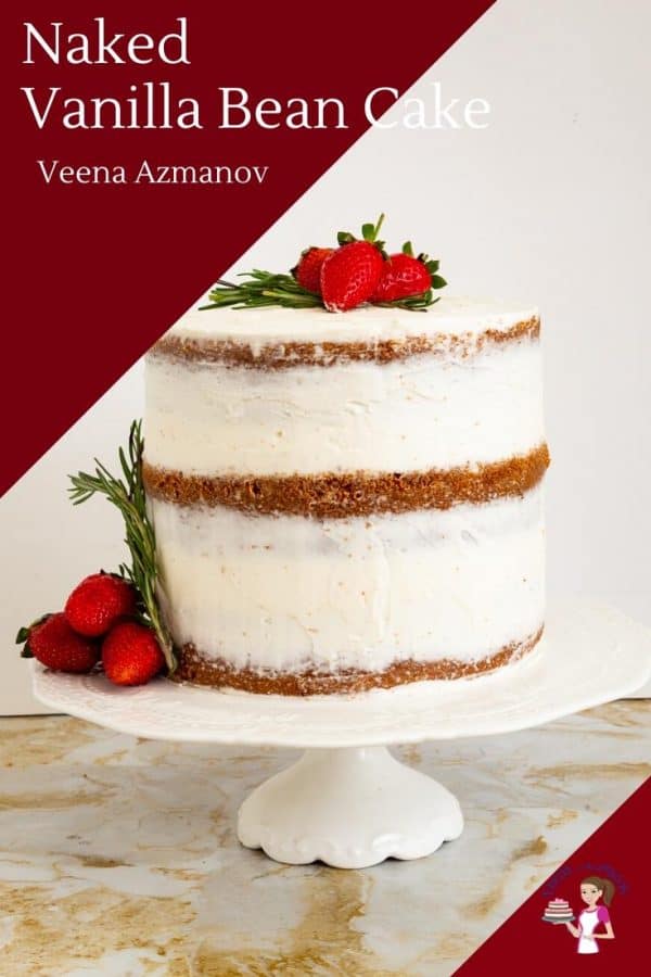 A Vanilla Cake Recipe with Madagascar Vanilla Beans and Vanilla Frosting
