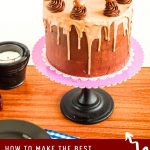 Pinterest image for Coffee Chocolate Cake.