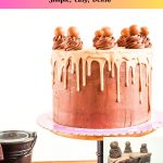 Pinterest image for Coffee Chocolate Cake.