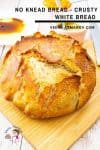 Homemade bread that does not need any kneading