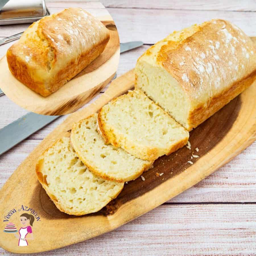 No-Knead Bread without Dutch Oven Recipe - Veena Azmanov