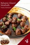Homemade Meatballs with red wine and balsamic vinegar