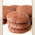 Pinterest image for Fudge Chocolate Cookies.