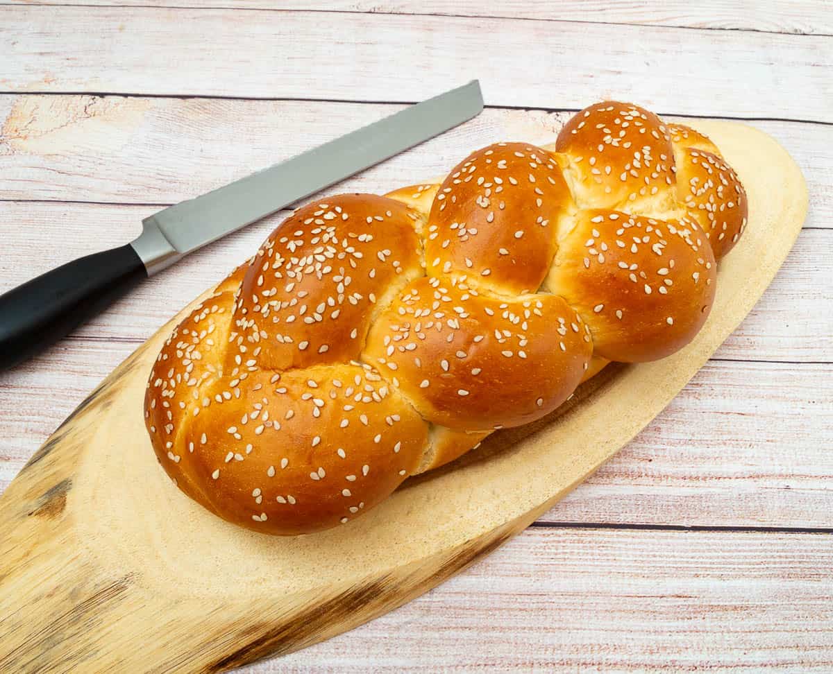 4 Braid Challah Bread Recipe