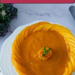 Pinterest image for no-bake mango cheesecake.