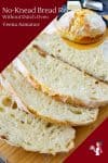 Homemade Bread - No Knead Recipe without a Dutch Oven
