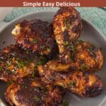 Pinterest image for Baked Cajun Chicken Recipe.