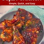 Pinterest image for Baked Cajun Chicken Recipe.
