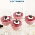 Pinterest image for panna cotta.