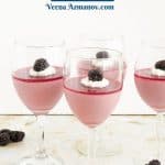 Pinterest image for panna cotta.