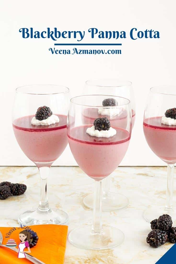 Delicious Blackberry Panna Cotta  A Taste of Summer - 45