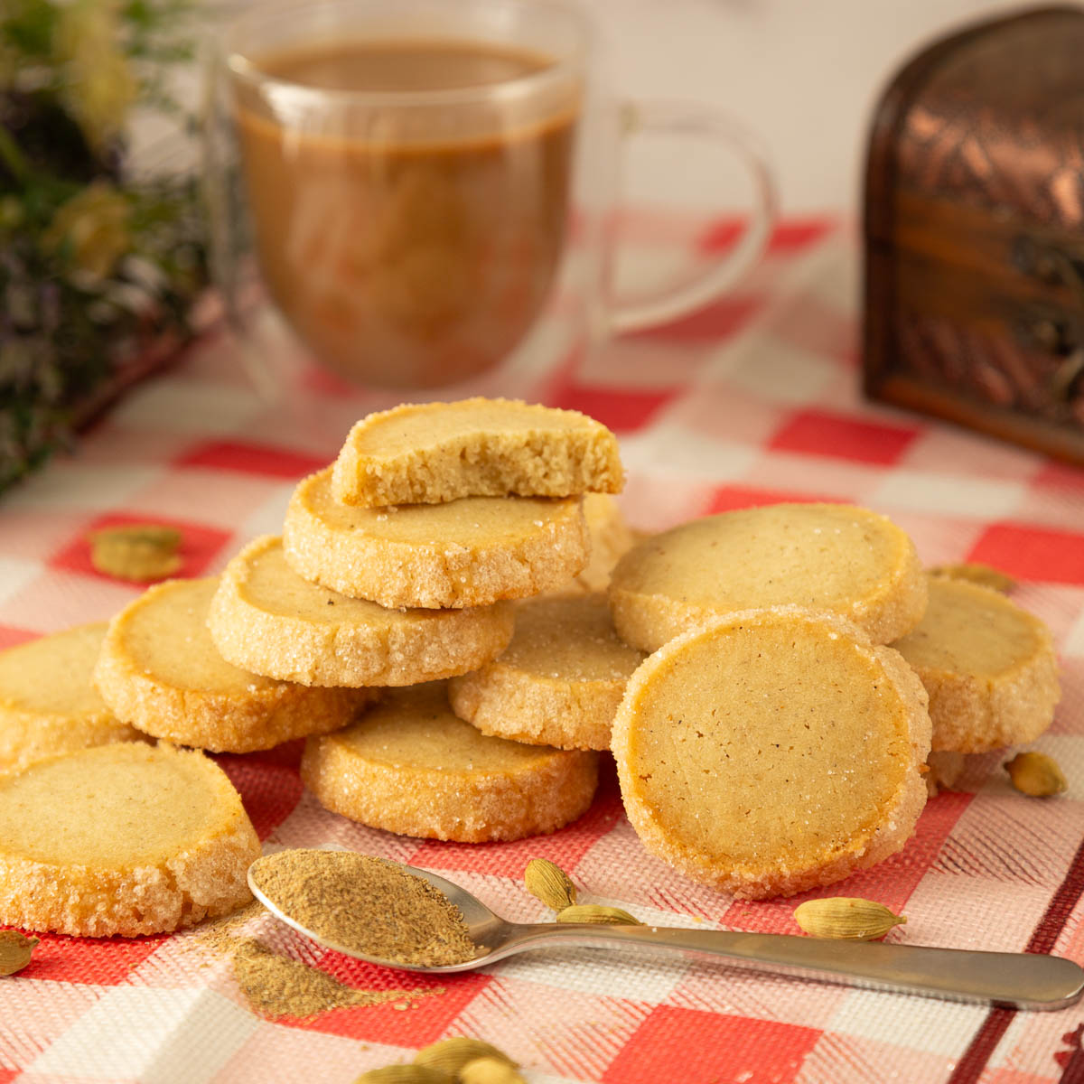 Fresh baked Slice and Bake Cookies.