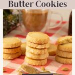 Pinterest image for Cardamom Slice-and-Bake Butter Cookies.